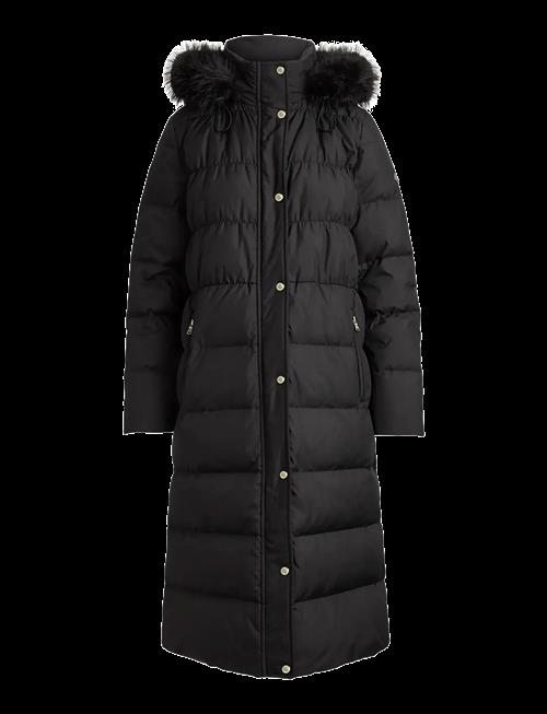 Lauren Ralph Lauren | Faux-Fur-Trim Hooded Down Coat | XS