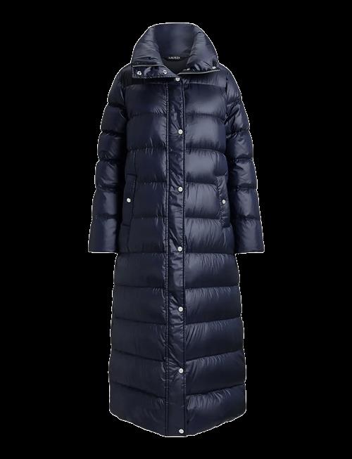 Lauren Ralph Lauren | Metallic Funnelneck Down Maxicoat | XS