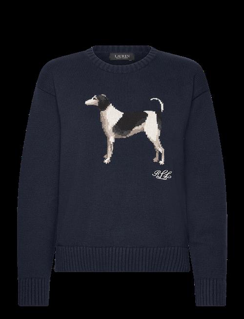 Lauren Ralph Lauren | Intarsia-Knit Dog Cotton Sweater | S