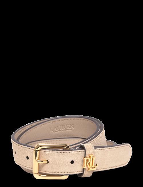 Lauren Ralph Lauren | Logo-Keeper Suede Skinny Belt | L