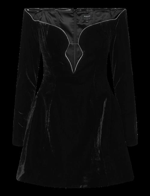 Bardot | Luvia Velour Hourglass Dress | 40