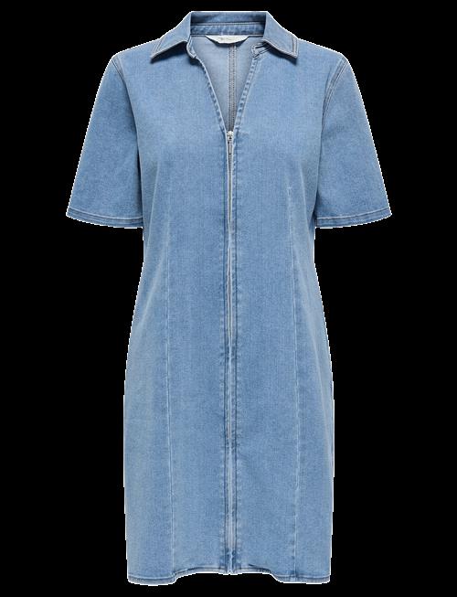 ONLY | Onlfrida Ss Zip Dnm Dress Gua | XS