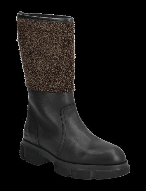 Copenhagen Studios | Cph563 Leather Mix Teddy Black/Brown | 40