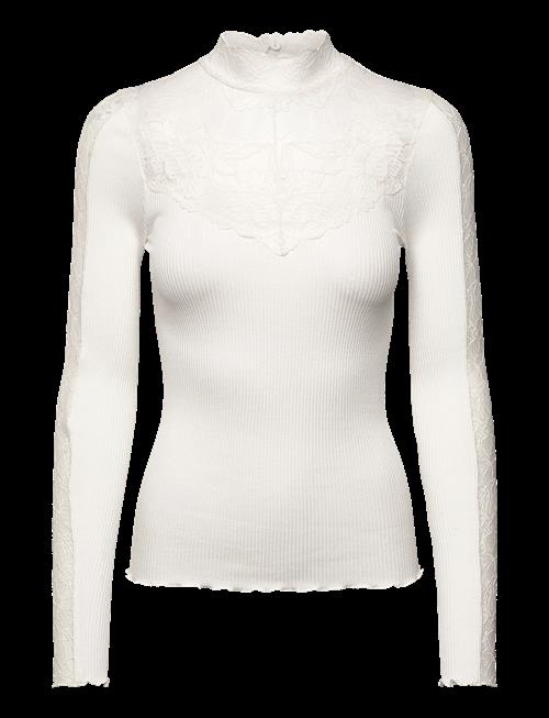 Rosemunde | Rwbeatha Silk Ls Lace T-Neck T-Shir | L
