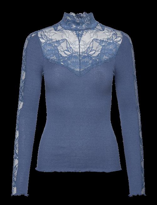 Rosemunde | Rwbeatha Silk Ls Lace T-Neck T-Shir | M