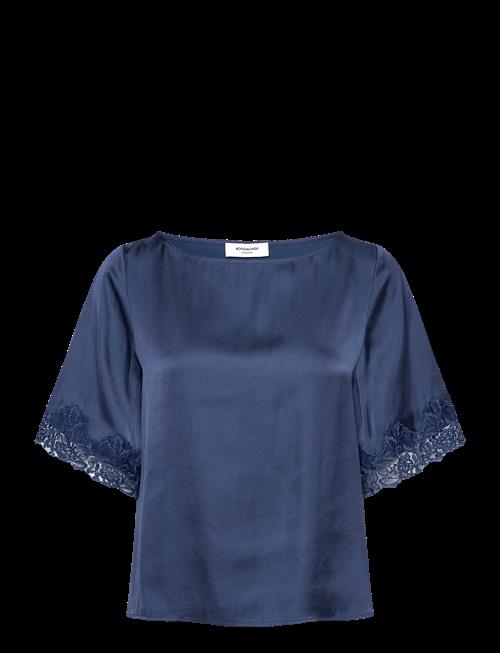 Rosemunde | Rwsatina Ss Lace Boatneck Blouse | 38