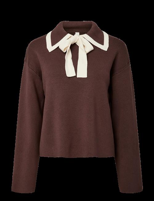 YAS | Yasjosie Ls Bow Knit Top S. Noos | M