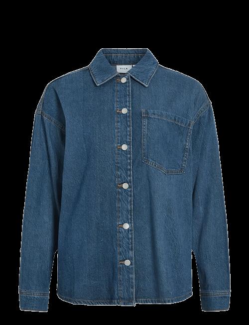 Vila | Vikiki L/S Denim Shirt Mbd | 42