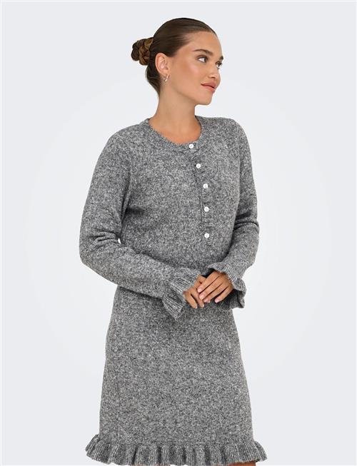ONLY | Onlmera Life Ls Frill Dress Ex Knt | XS