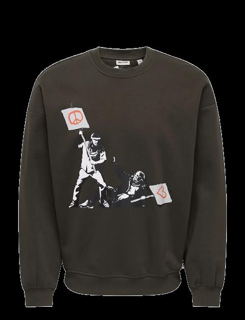 ONLY & SONS | Onsbanksy Vtg Crew Neck Vd | XS