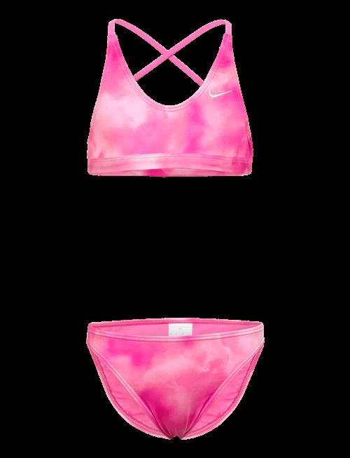 NIKE SWIM | Nike Watercolour Lace Up Bikini Set | 160-170