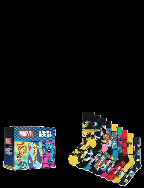 Happy Socks | Marvel™ Collector's 9-Pack Gift Set | 36-40