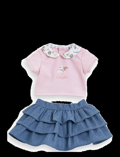 Corolle | Corolle Doll Clothes Ruffle Skirt With Top, 36 Cm | 36 CM