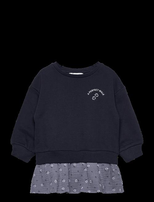 Mango | Floral Sweatshirt Dress | 2-3
