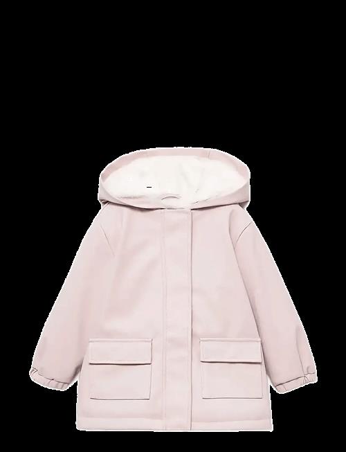 Mango | Rubberised Coat With Fur-Effect Lining | 9-12M