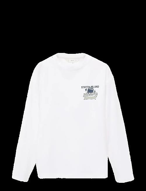 Mango | Printed Long Sleeve T-Shirt | 9-10