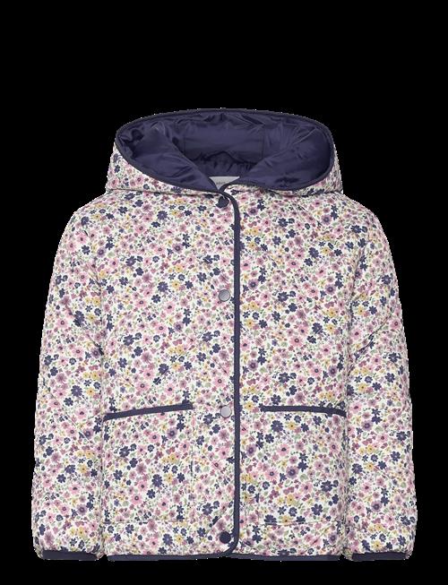 Mango | Flowers Print Quilted Anorak | 9-12M