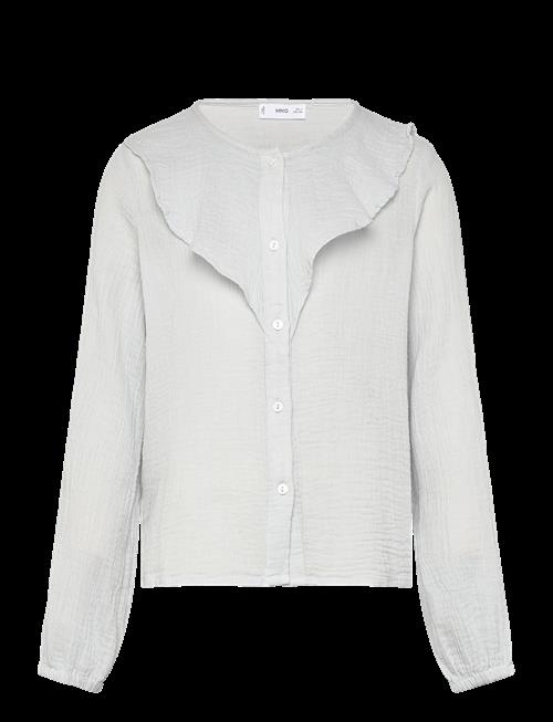 Mango | Crinkled Ruffle Shirt | 13-14