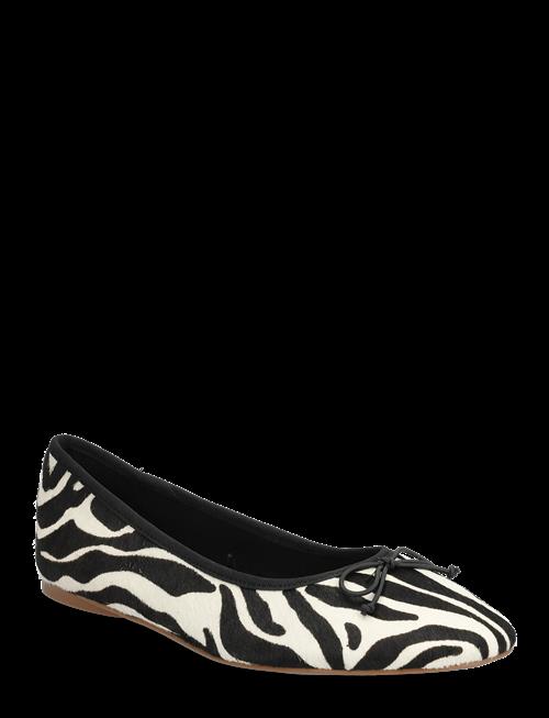 Mango | Animal-Print Ballet Flats | 36