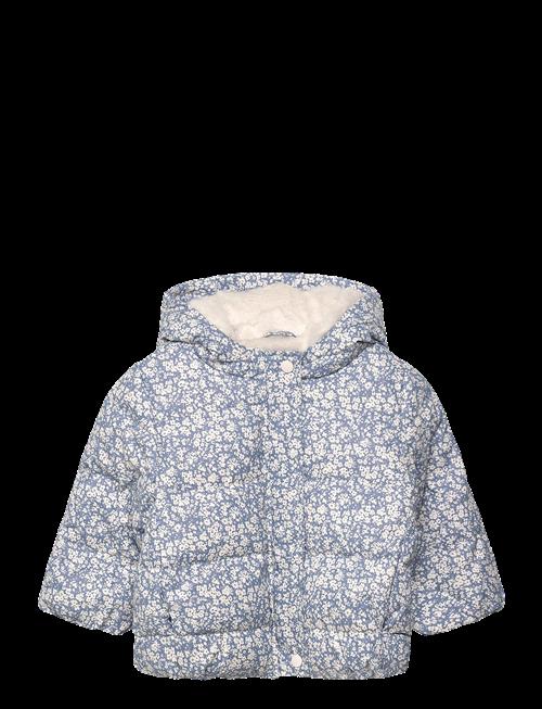 Mango | Fur-Effect Floral-Print Anorak | 5-6
