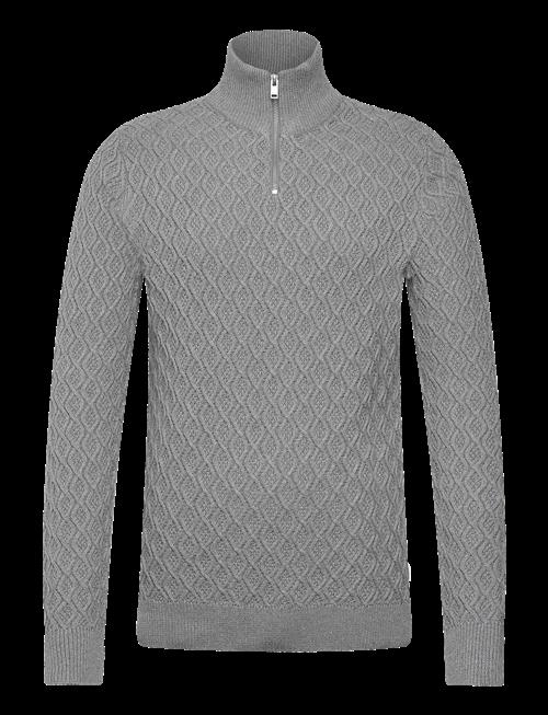 Lindbergh | Recycle Structure Knit 1/2 Ziprecycle Structure Knit 1/2 Zip | XXL