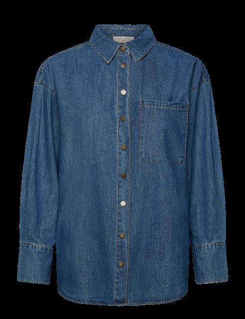 FREE/QUENT | Shirt From Freequent In A Soft Denim Material. The Shirt Has A Simple Silhouette | S