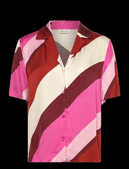 Gant | Striped Camp Collar Ss Shirt | 40
