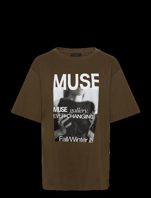 Copenhagen Muse | Cmmuse-Tee Is An Oversized T-Shirt In A Premium Material With A Rounded Neckline | L/XL