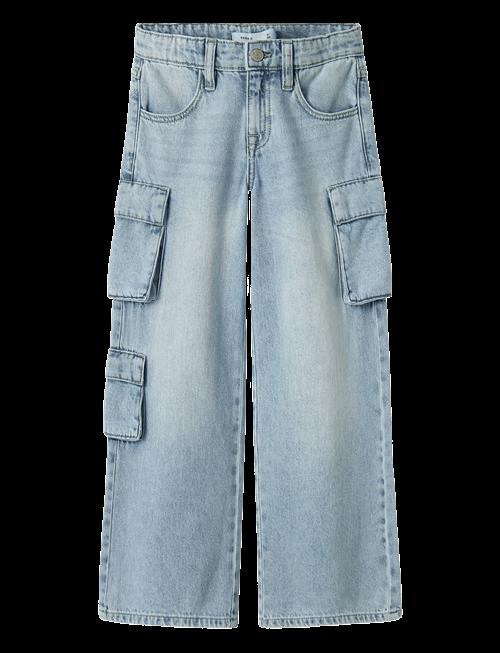 name it | Nkfbella Wide Cargo Jeans 8772-Be Noos | 134