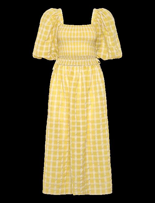 Stella Nova | Delicate Checked Maxi Dress | 36