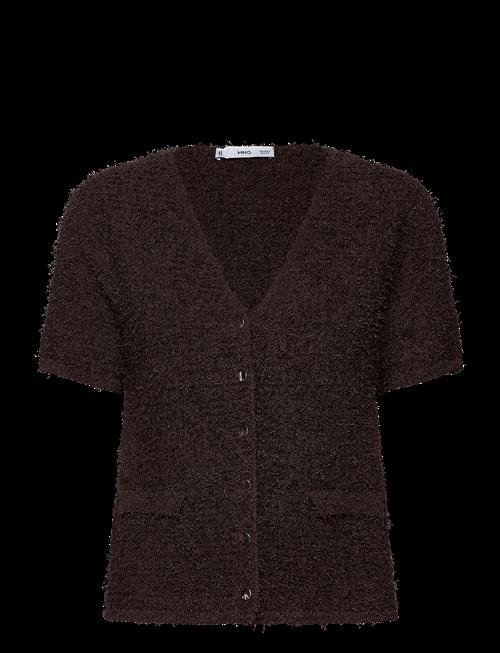 Mango | Short-Sleeved Bouclé Cardigan | S