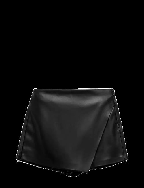 Mango | Faux-Leather Culottes | 34