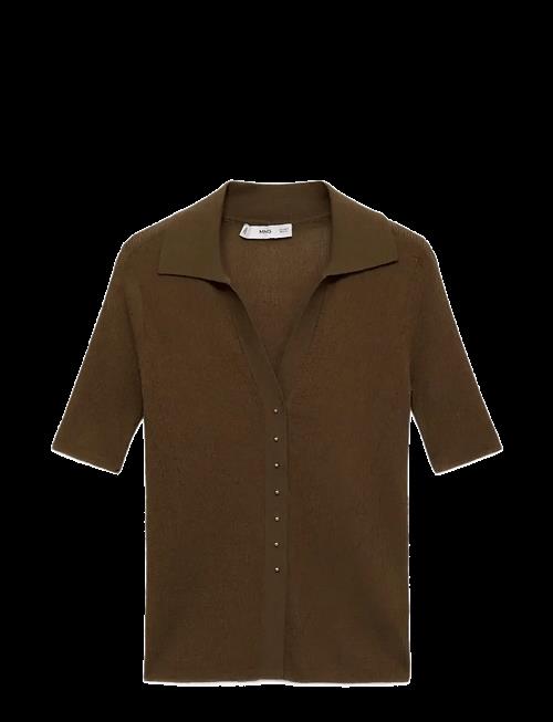 Mango | Ribbed Polo-Neck Sweater | XS