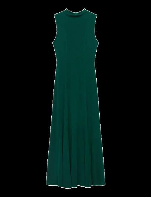 Mango | Godet Dress With A Perkins Collar | M