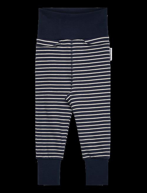 Geggamoja | Baby Pants Navy Beige Stripe | 62/68