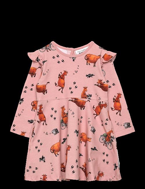 Geggamoja | Mamma Mu Flared Dress Blush Pink | 74/80