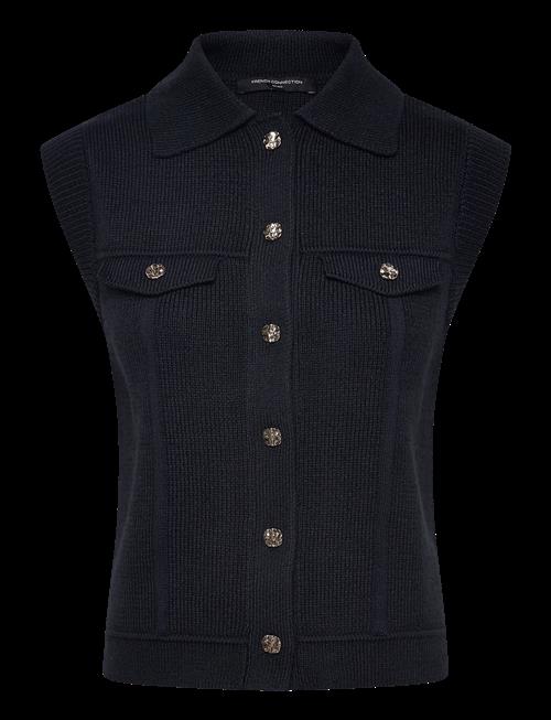 French Connection | Roland Knit Collared Gilet | L