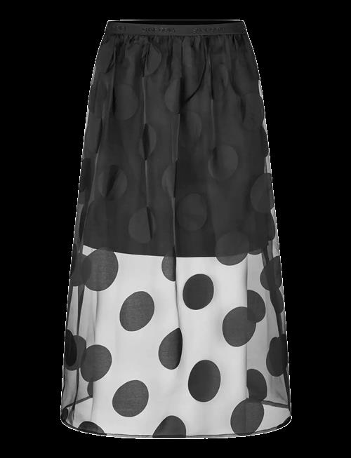 STINE GOYA | Dotted Organza, Elasticated Waistband Midi Skirt | S