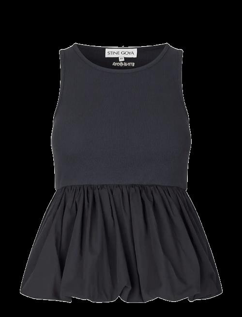 STINE GOYA | Rib / Light Cotton, Sleeveless Balloon Top | M