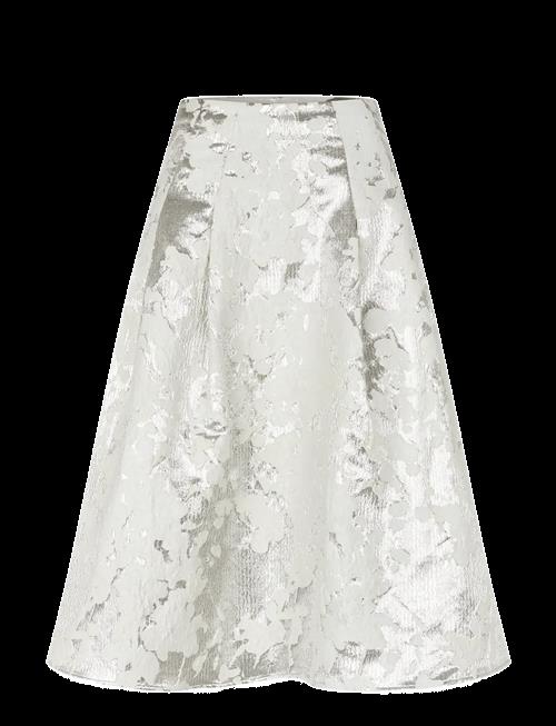 STINE GOYA | Metallic Woven Jacquard, Voluminous Midi Skirt | XL