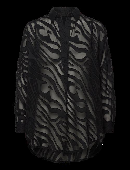 French Connection | Zebra Devore Popover | XS