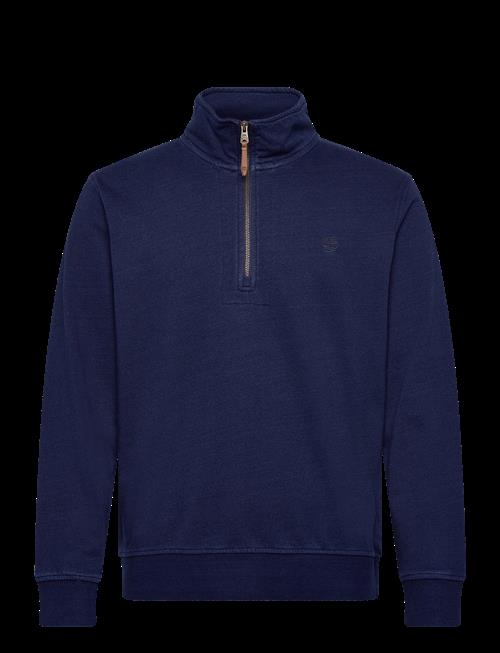 Timberland | Indigo 1/4 Zip Sweatshirt Rinse | S