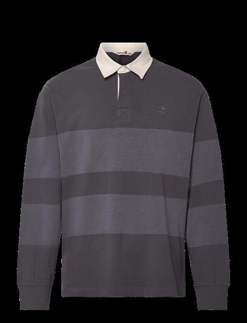 Timberland | Ls Striped Rugby Polo Blackened Pearl | XXL
