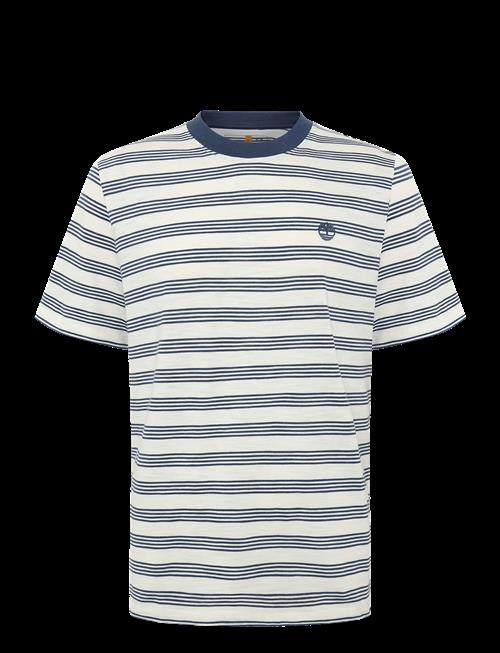 Timberland | 4 Rows Striped Short Sleeve Tee Vintage | L