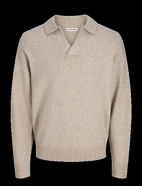 Jack & Jones | Jjsoho Ollie Knit Split Neck Ln | M