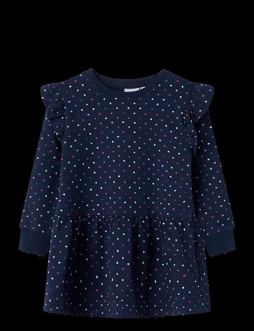 name it | Nmfoeana Ls Swe Dress Bru Pb | 98