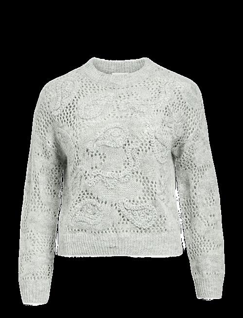 Object | Objluca L/S Re Pattern Knit Pullover 140 | XS