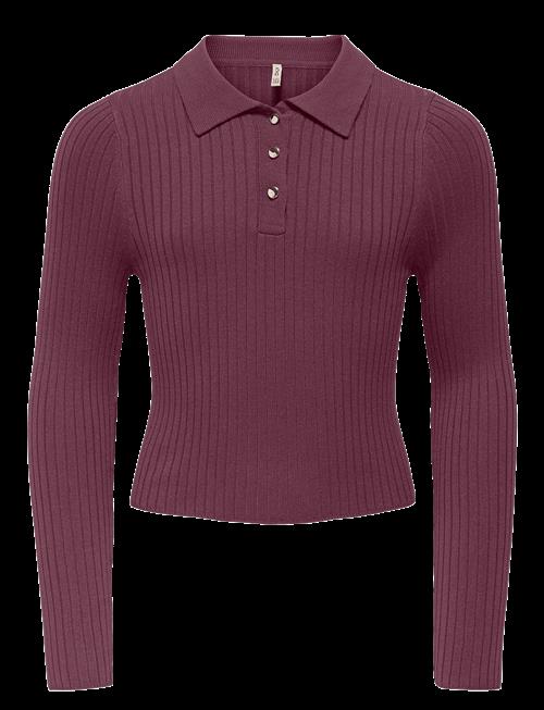 Kids Only | Kogmila Ls Rib Button Polo Neck Cp Knt | 134-140