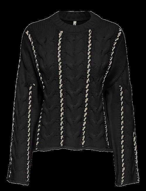 ONLY Carmakoma | Cartessa Cabel Stitch Ls O-Neck Knt | 50-52