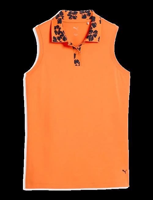 PUMA Golf | W Modalon Floral Rib Sl Polo | L